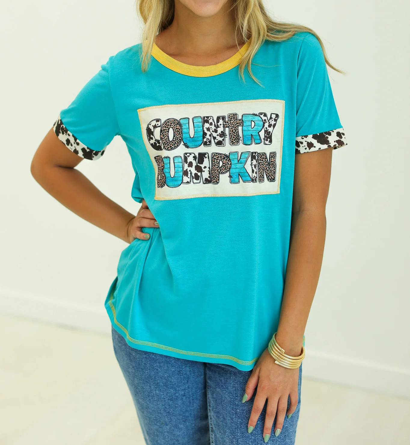 Women's Country Bumpkin Western Ringer T-Shirt