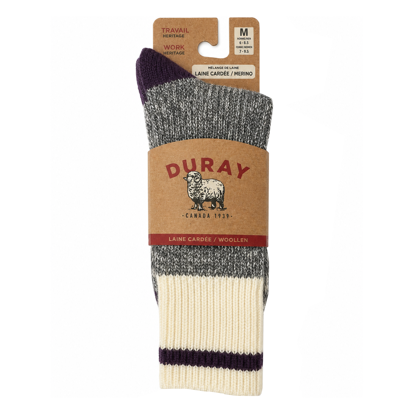 Unisex Wool Work Socks