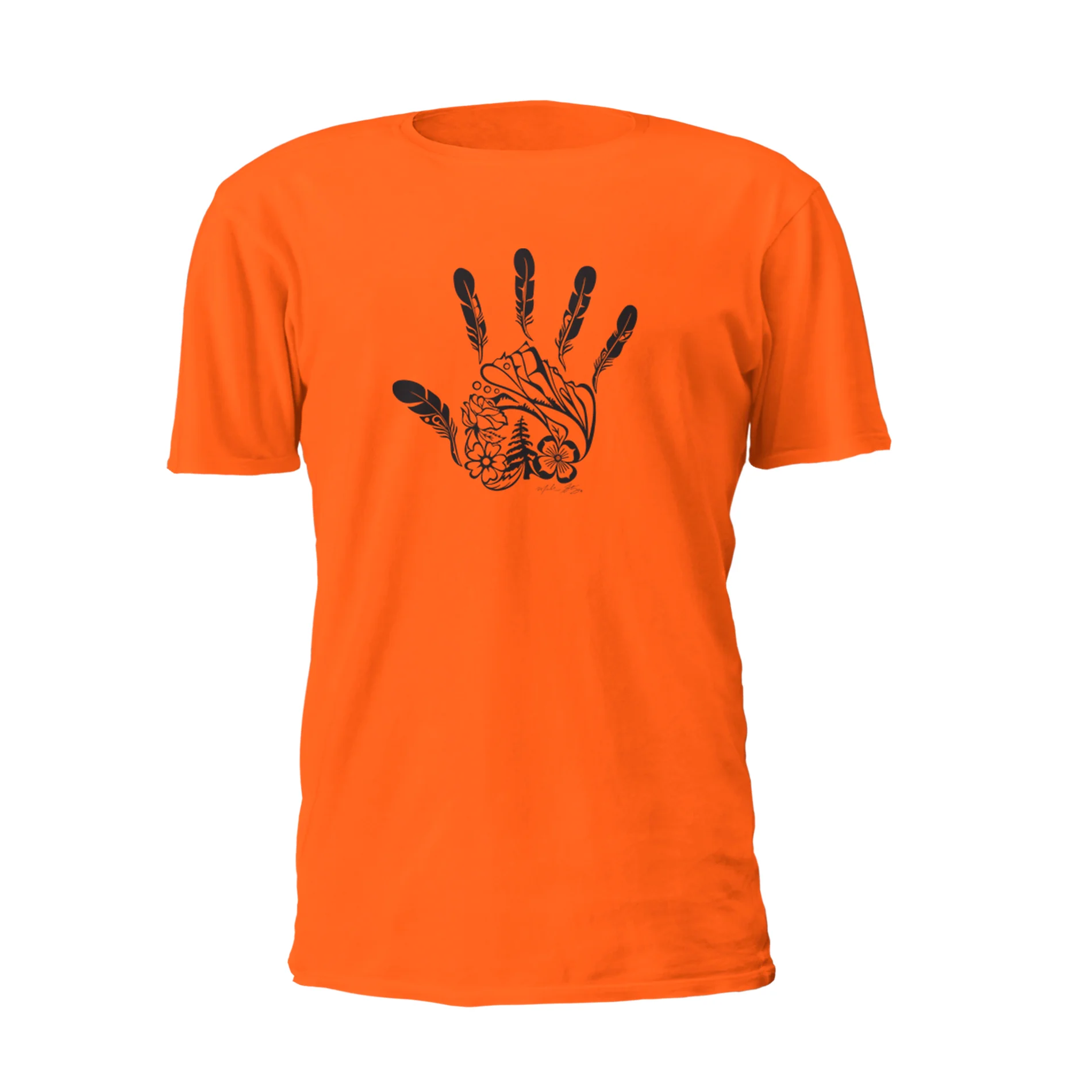 Indigenous Art Gitxsan Hand T-Shirt
