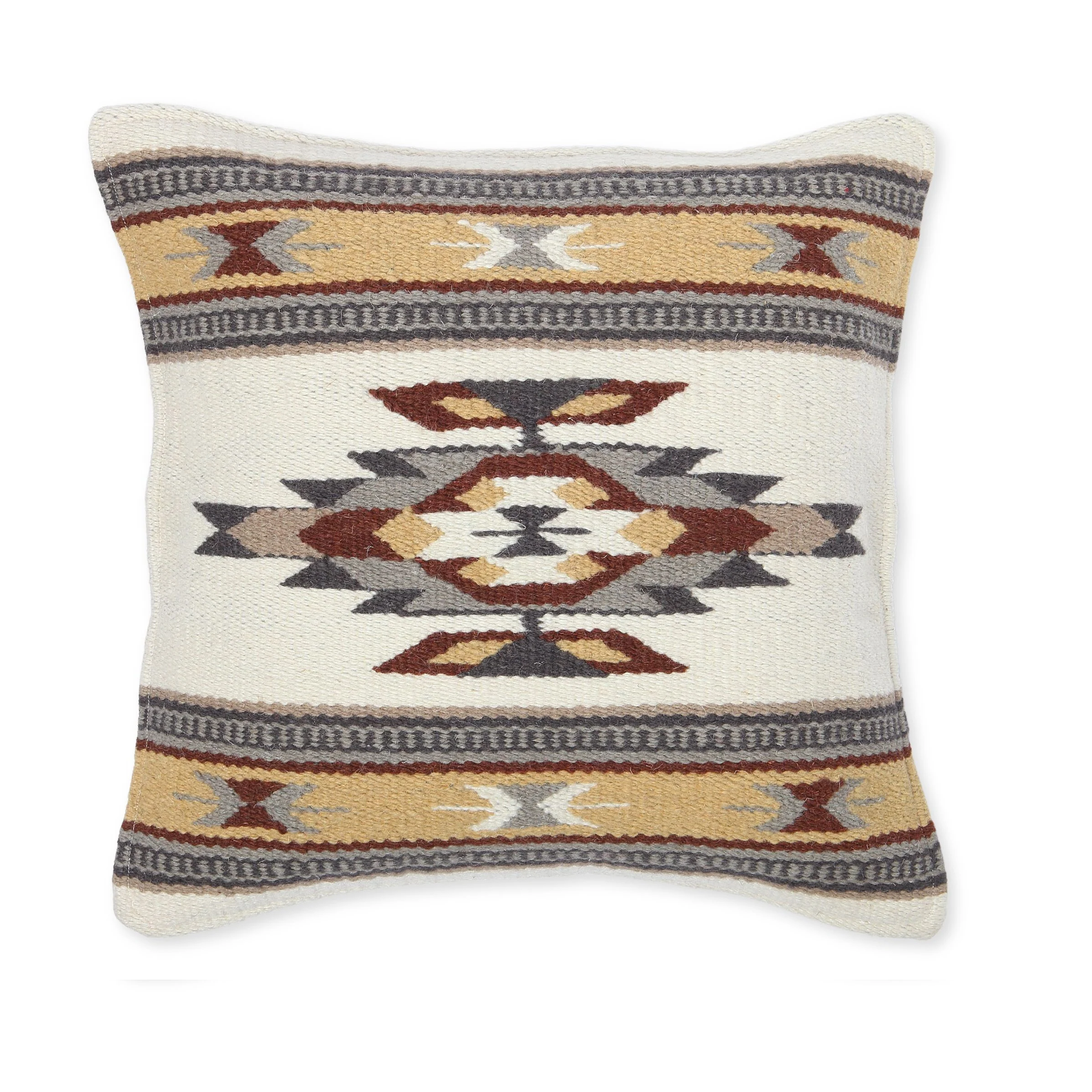 Wool Maya Modern Pillow Cover Sham
