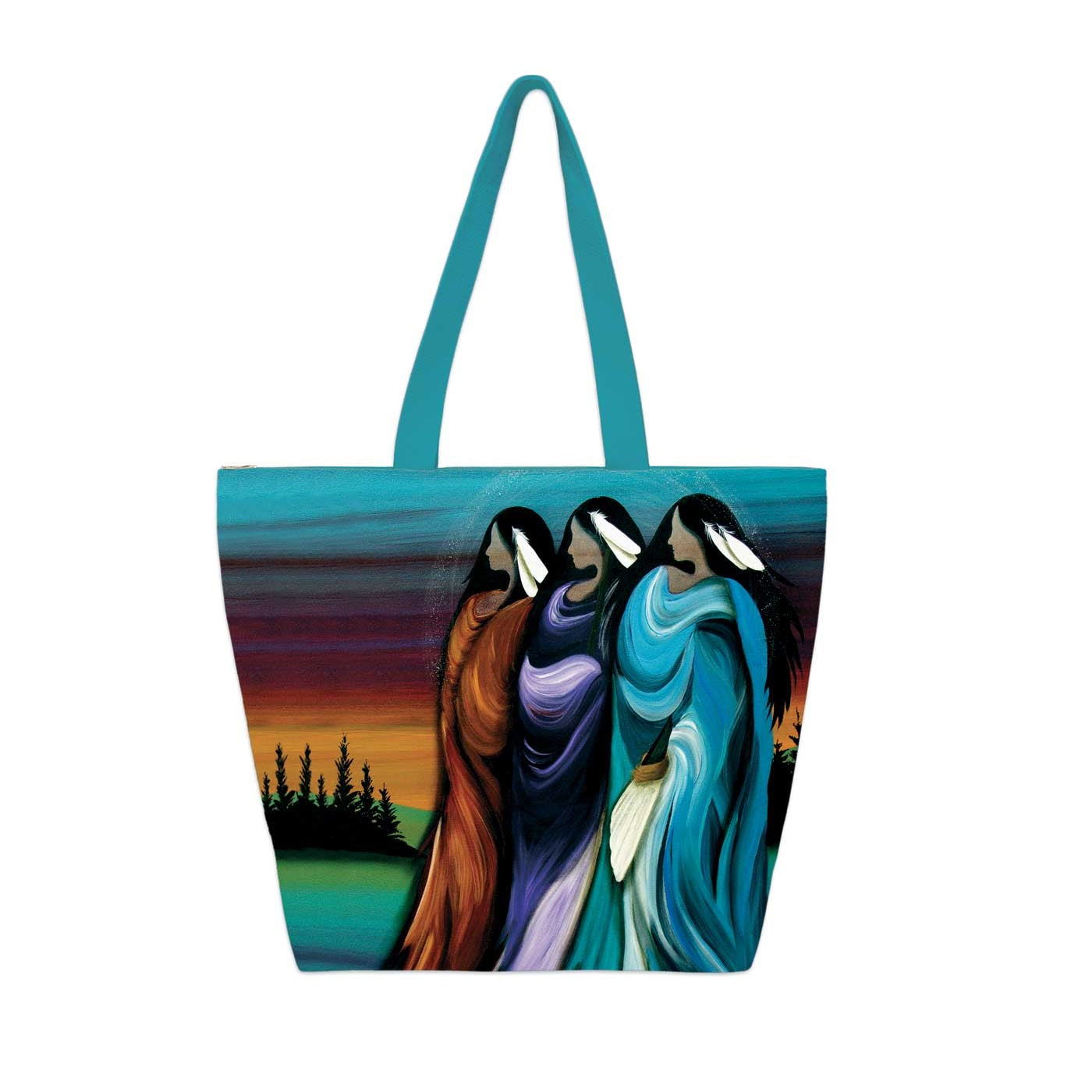 Indigenous Art Large Tote Bag