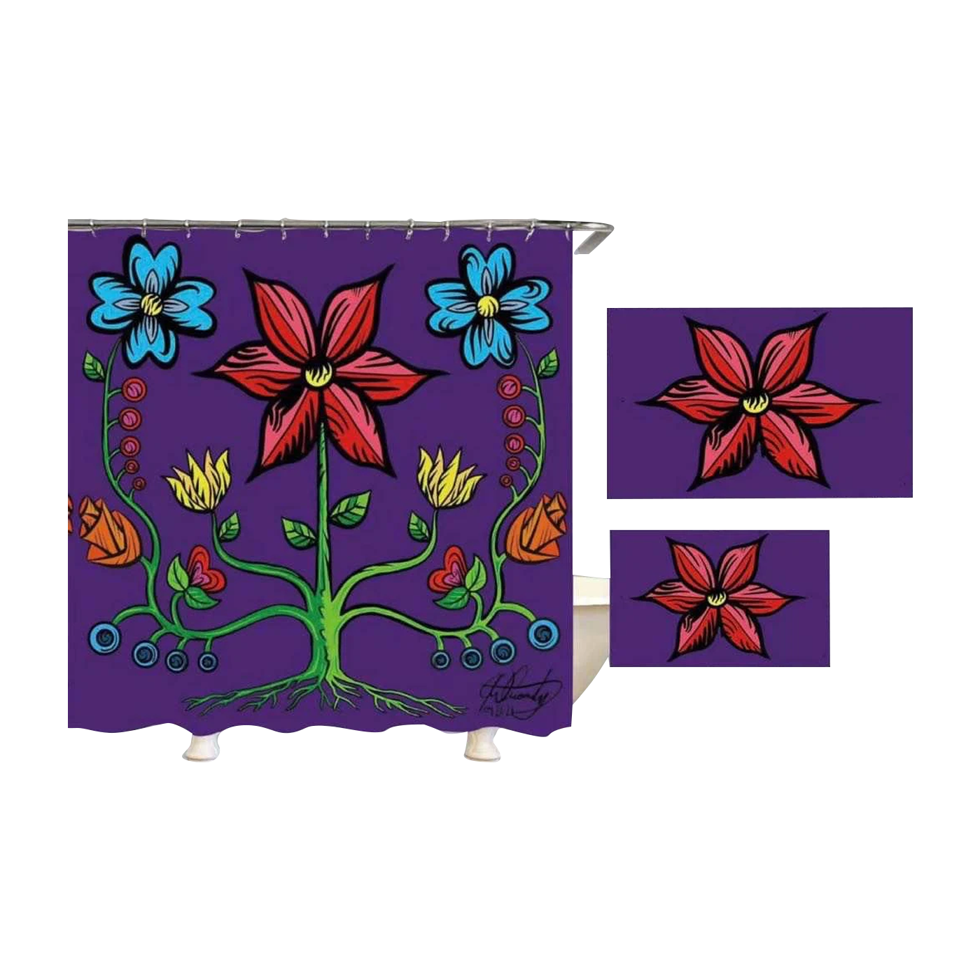 Indigenous Art Bathroom Set (Final Clearance)