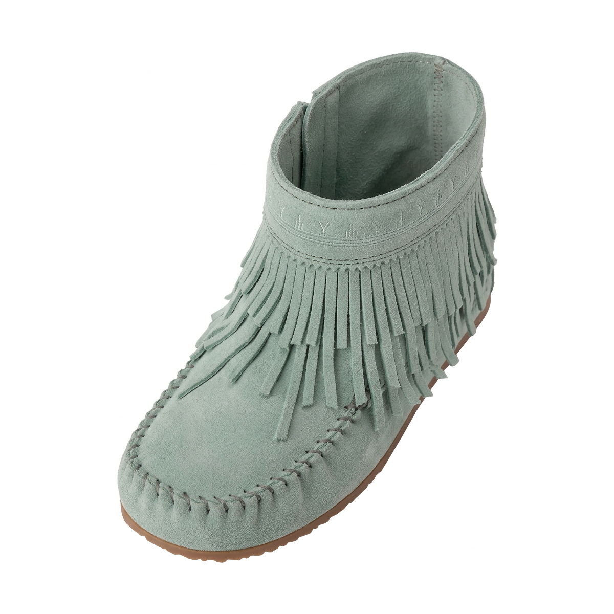 Women's Suede Dancer Ankle Moccasin Boots v2