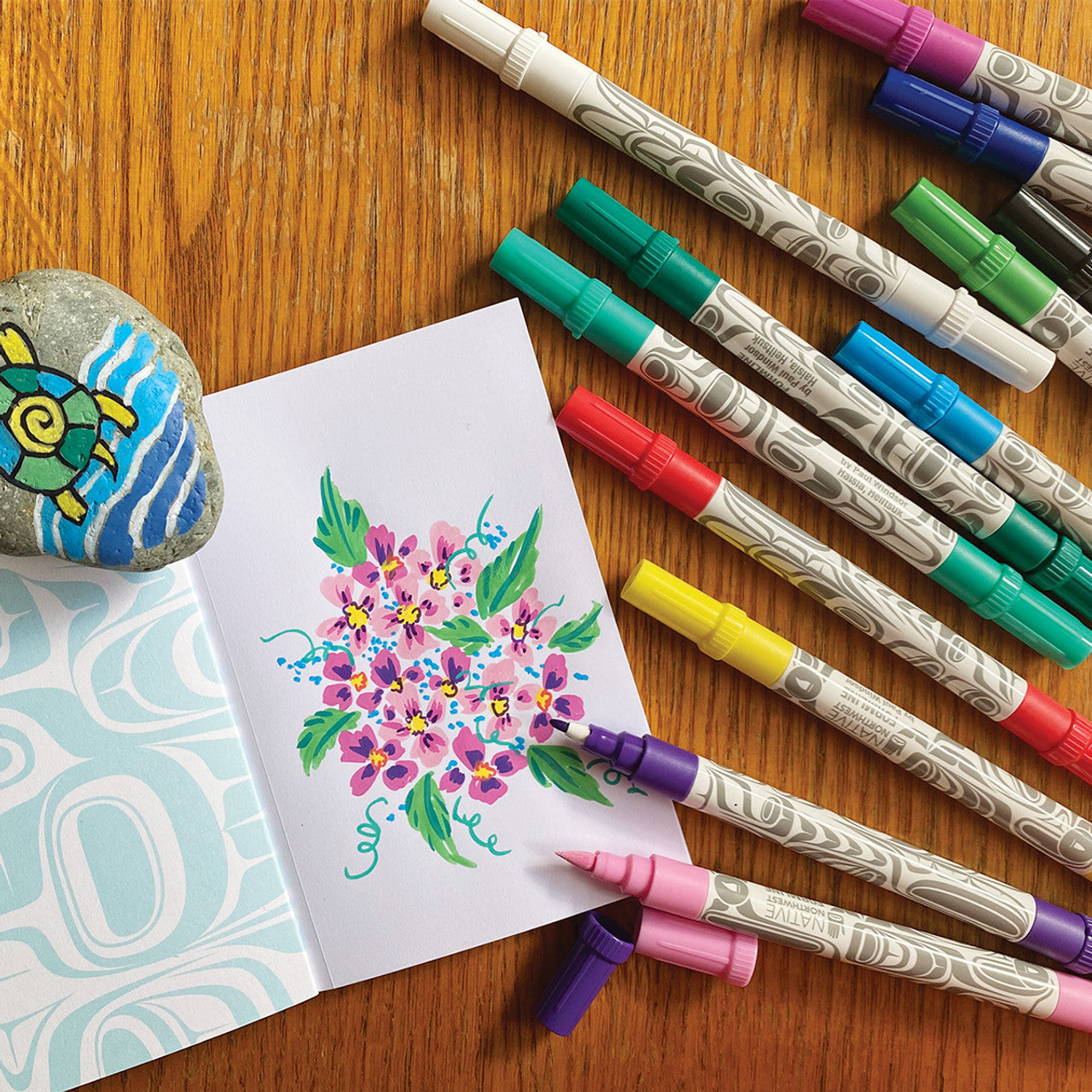 Indigenous Art Felt Markers - 12 Pack