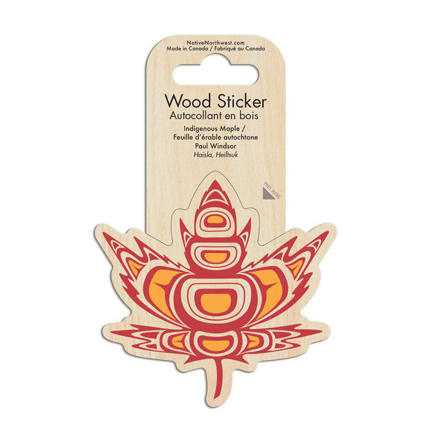 Indigenous Art Wood Sticker
