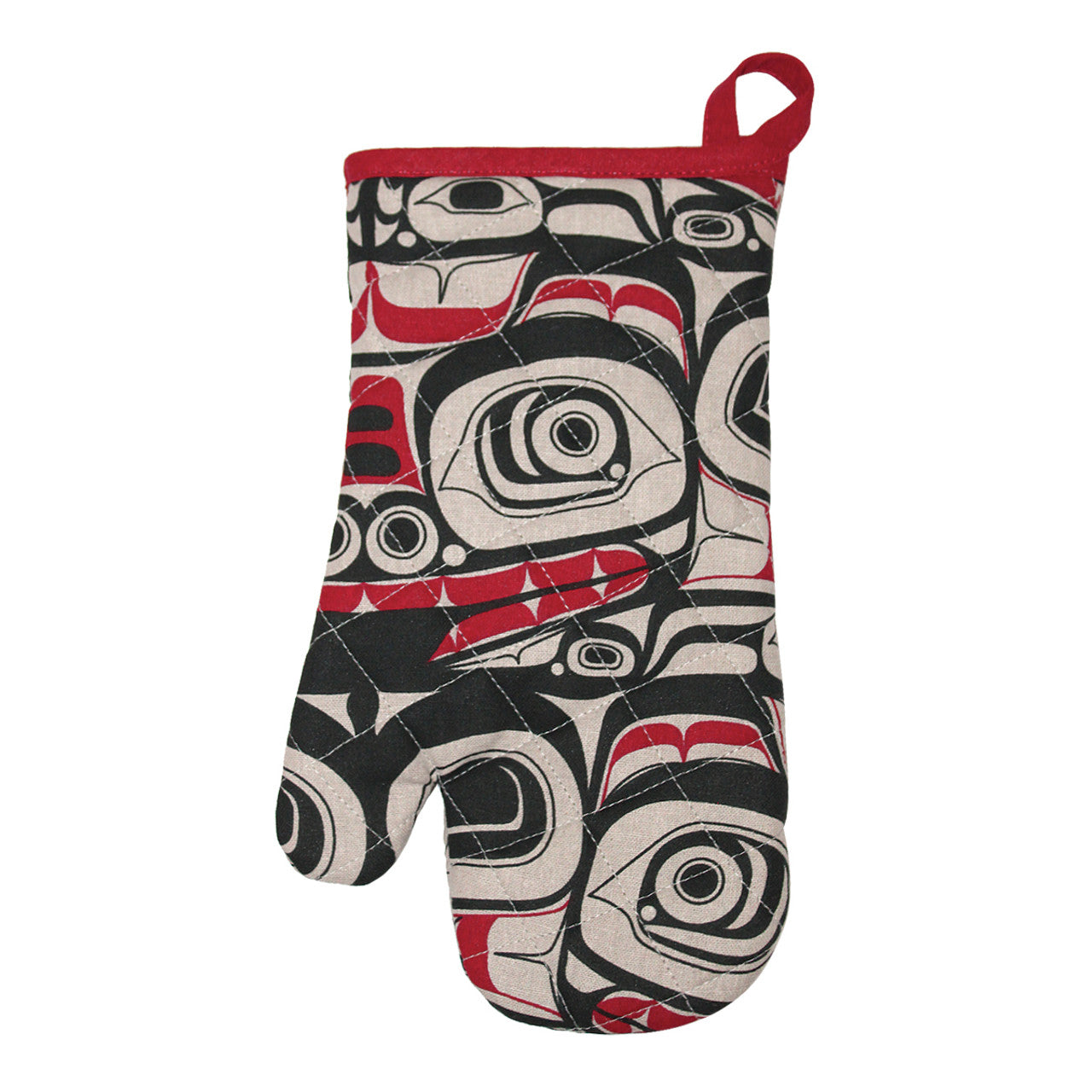 Indigenous Art Single Cotton Oven Mitt
