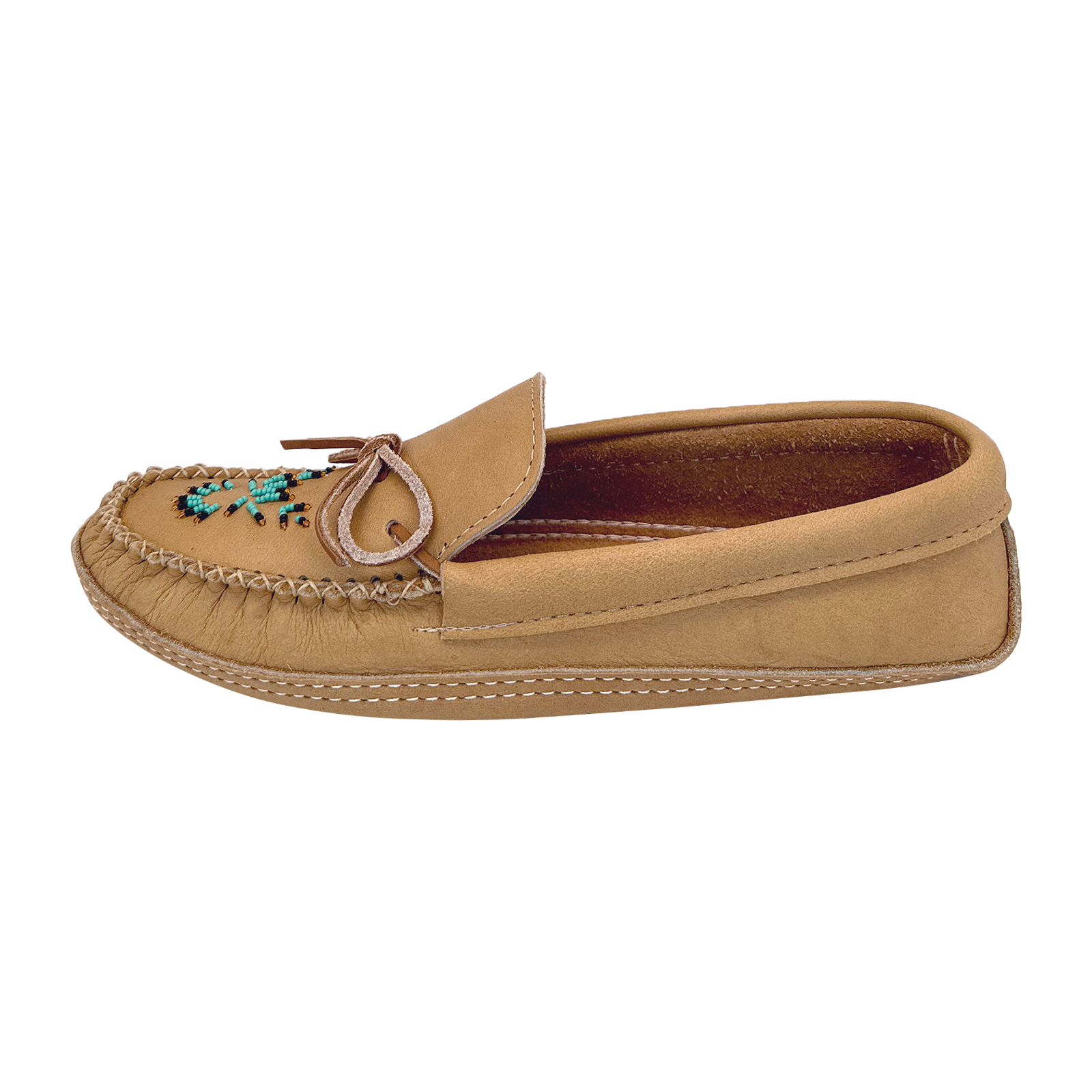 Men's Moose Hide Beaded Moccasins