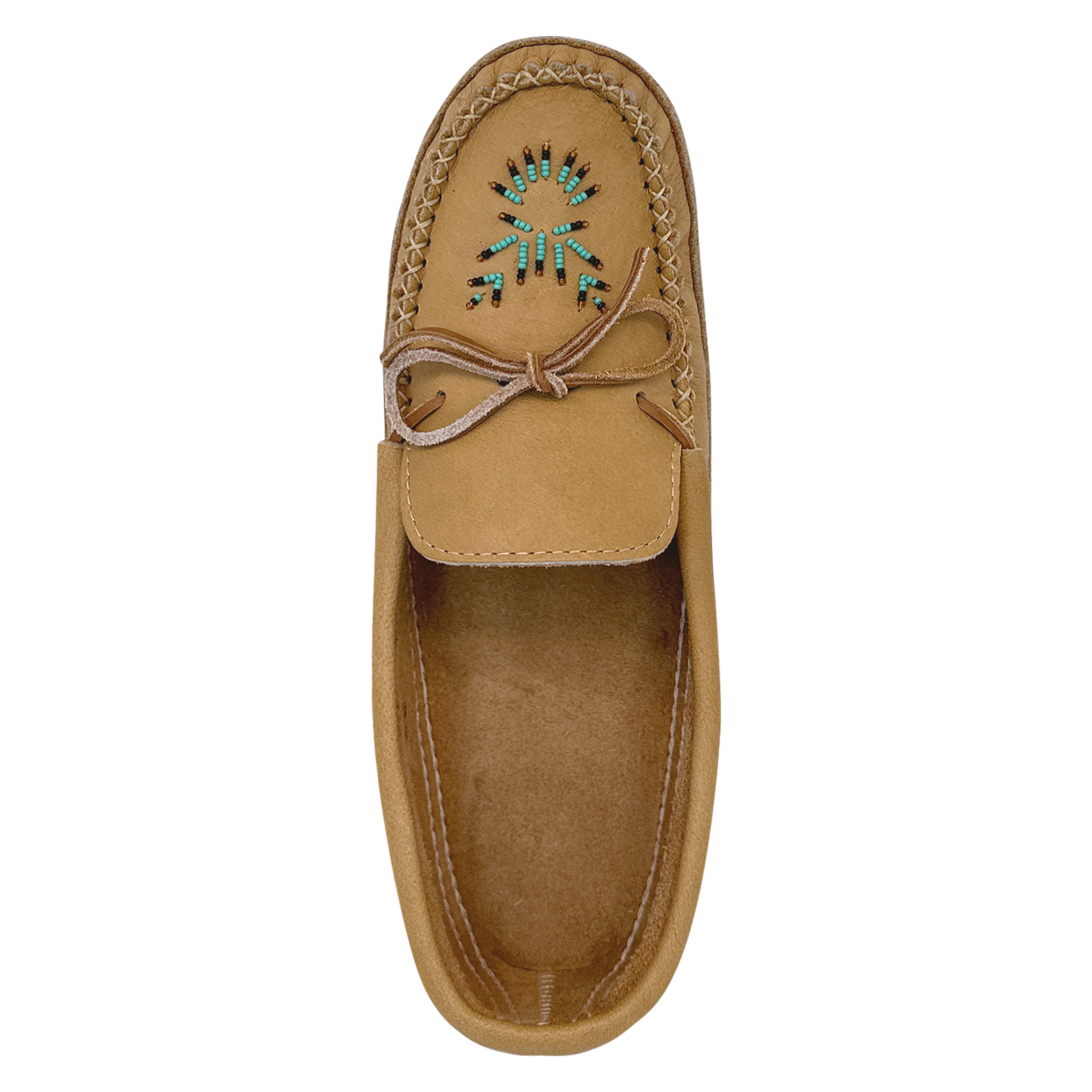 Men's Moose Hide Beaded Moccasins