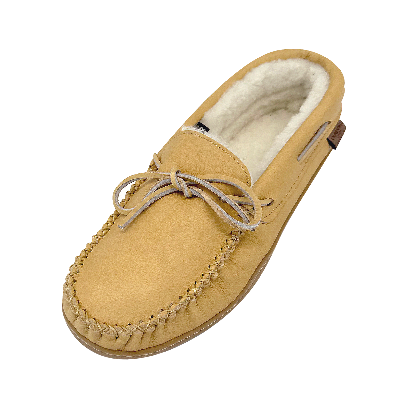 Men's Sheepskin Lined Moccasin Shoes