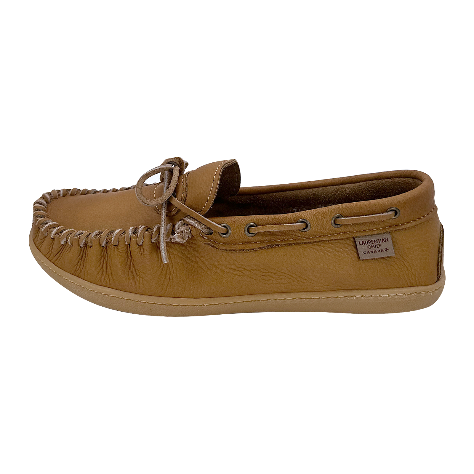 Men's Wide Leather Moccasin Shoes