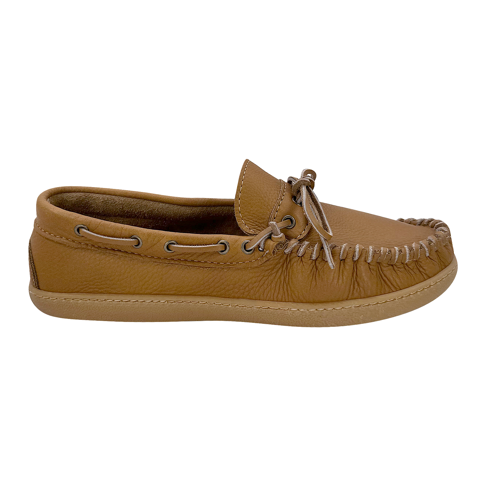 Men's Wide Leather Moccasin Shoes