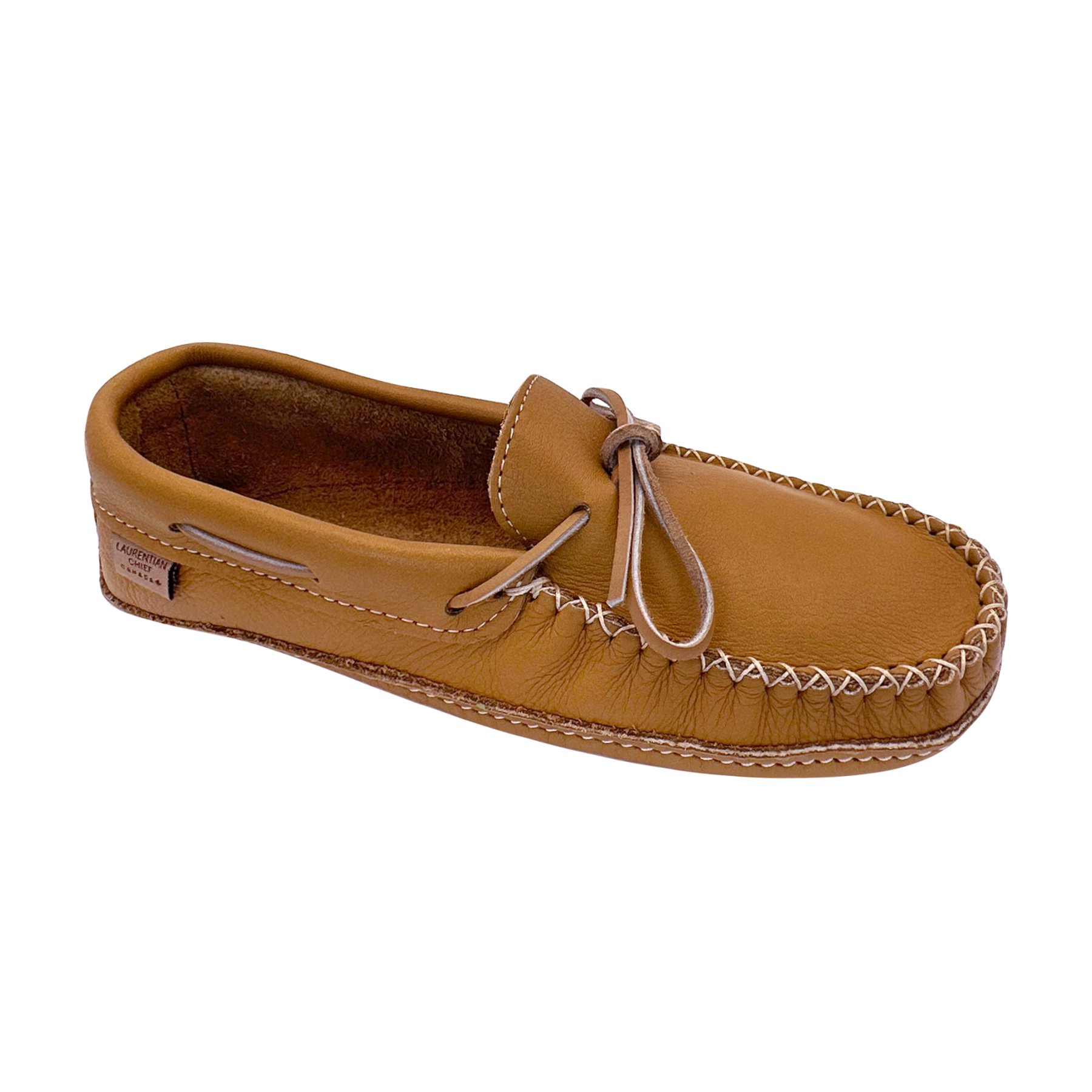 Mens Wide Width Earthing Soft-Sole Moccasins for Grounding or Slippers