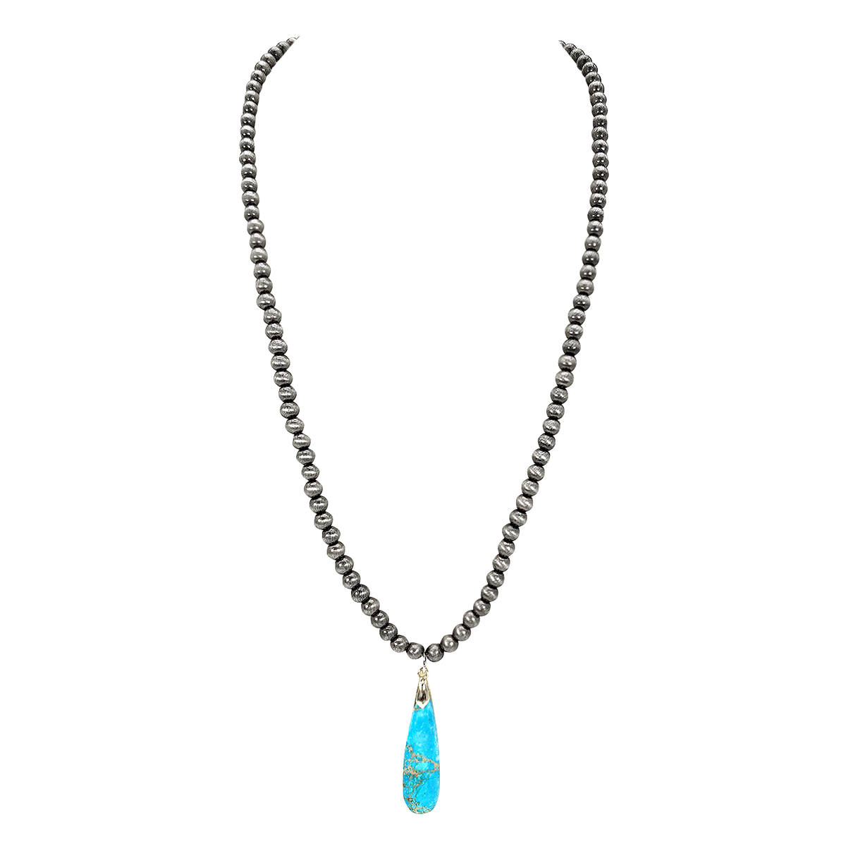 Navajo Pearl Turquoise Pendant Necklace