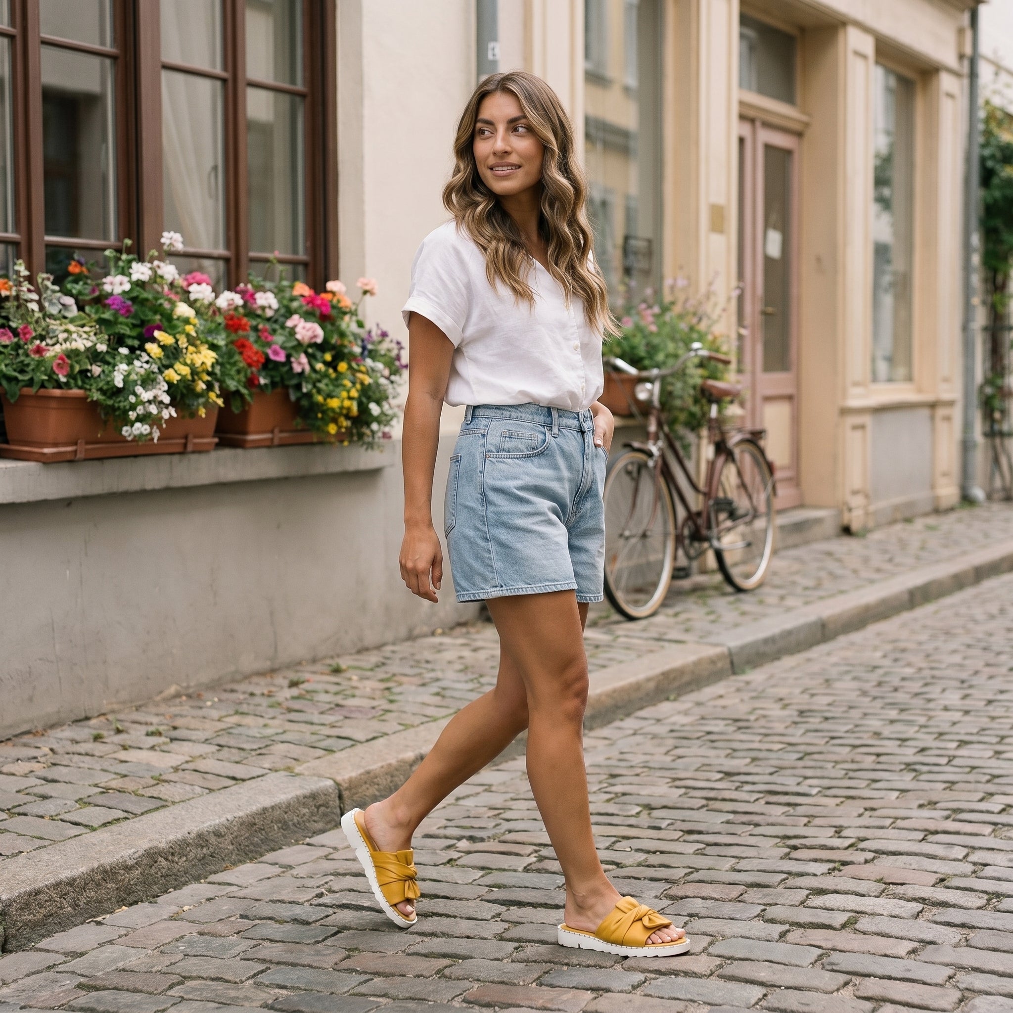 Olivia Ladies Leather Sandals - FINAL CLEARANCE