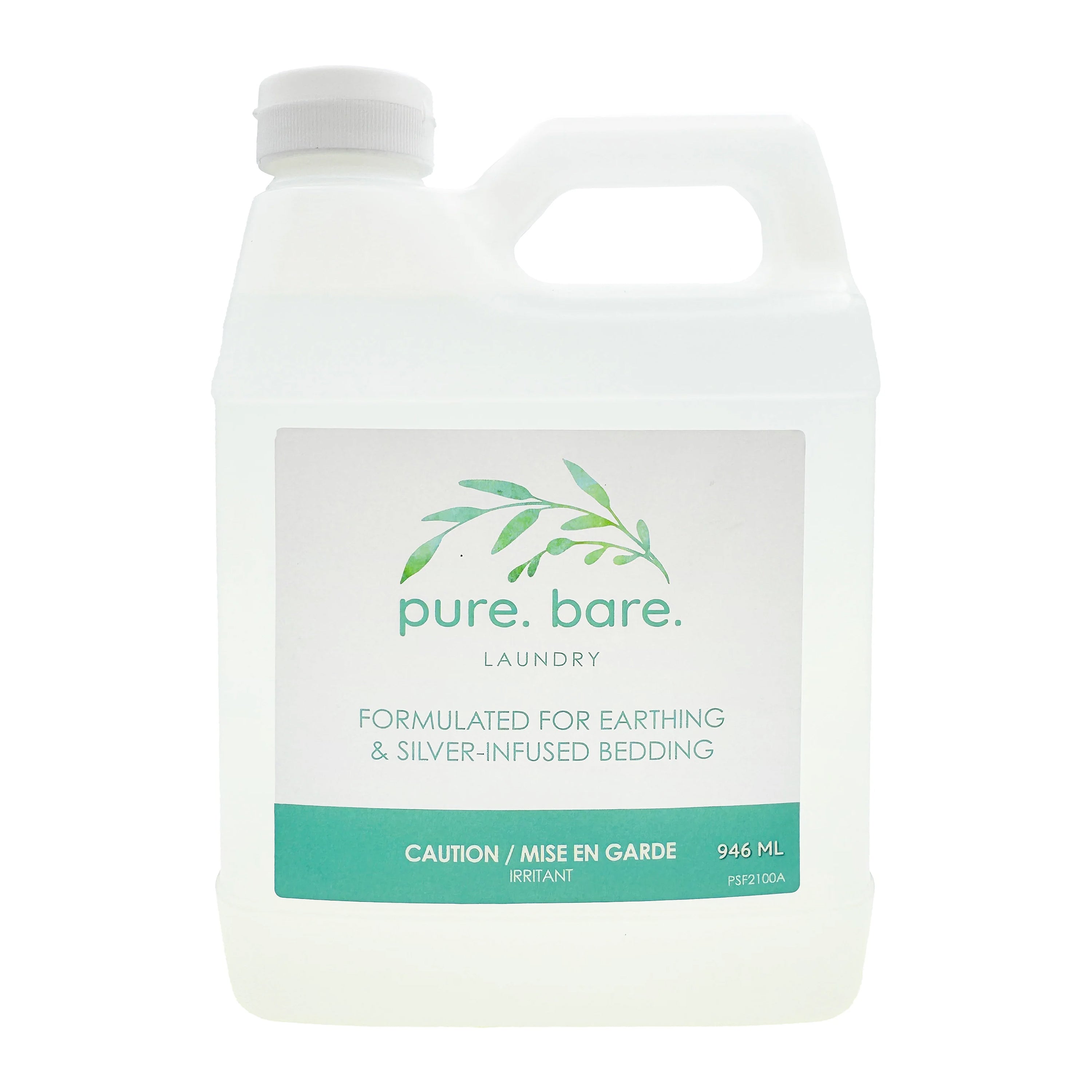 pure. bare. Silver-Safe Earthing Laundry Detergent