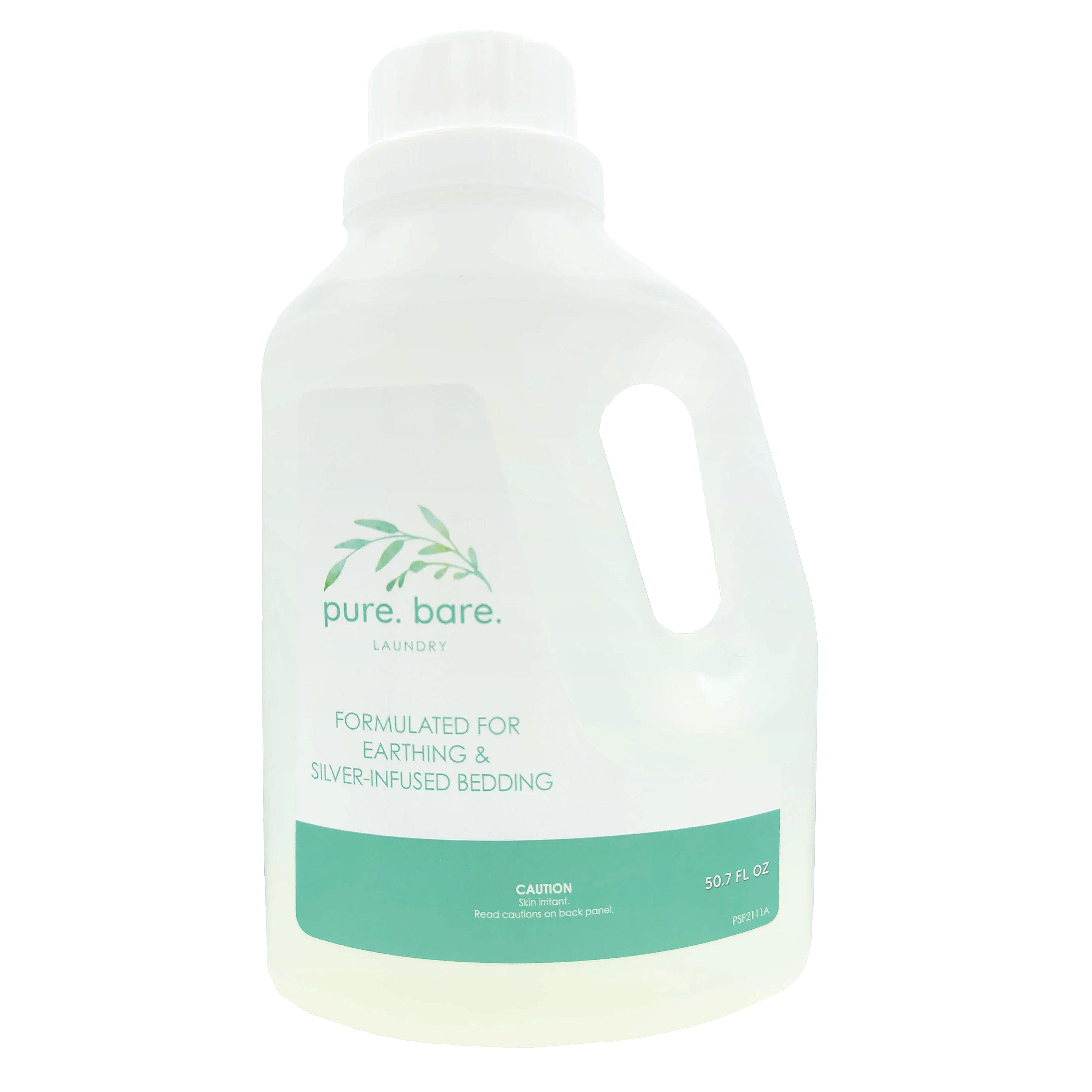 pure. bare. Silver-Safe Earthing Laundry Detergent