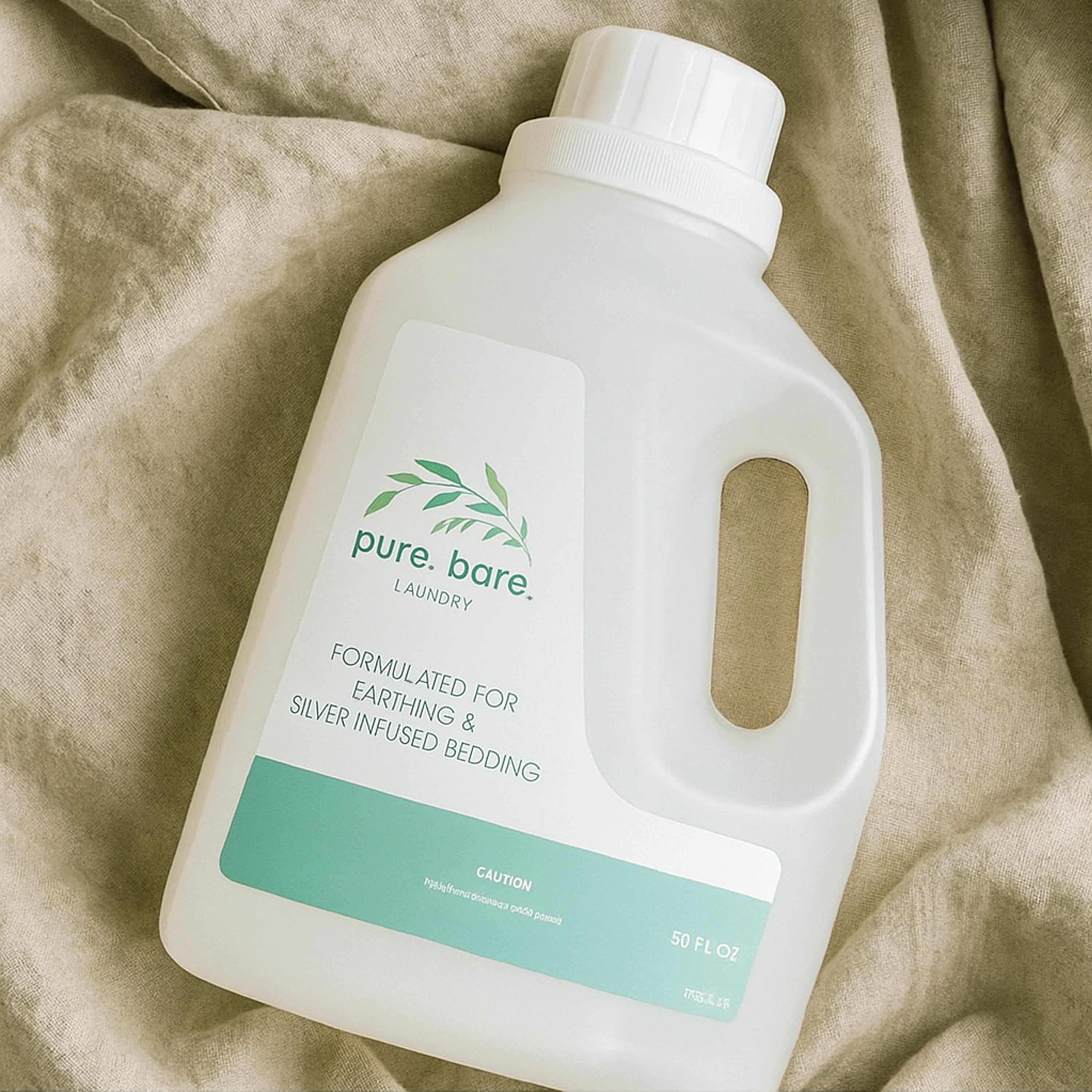 pure. bare. Silver-Safe Earthing Laundry Detergent