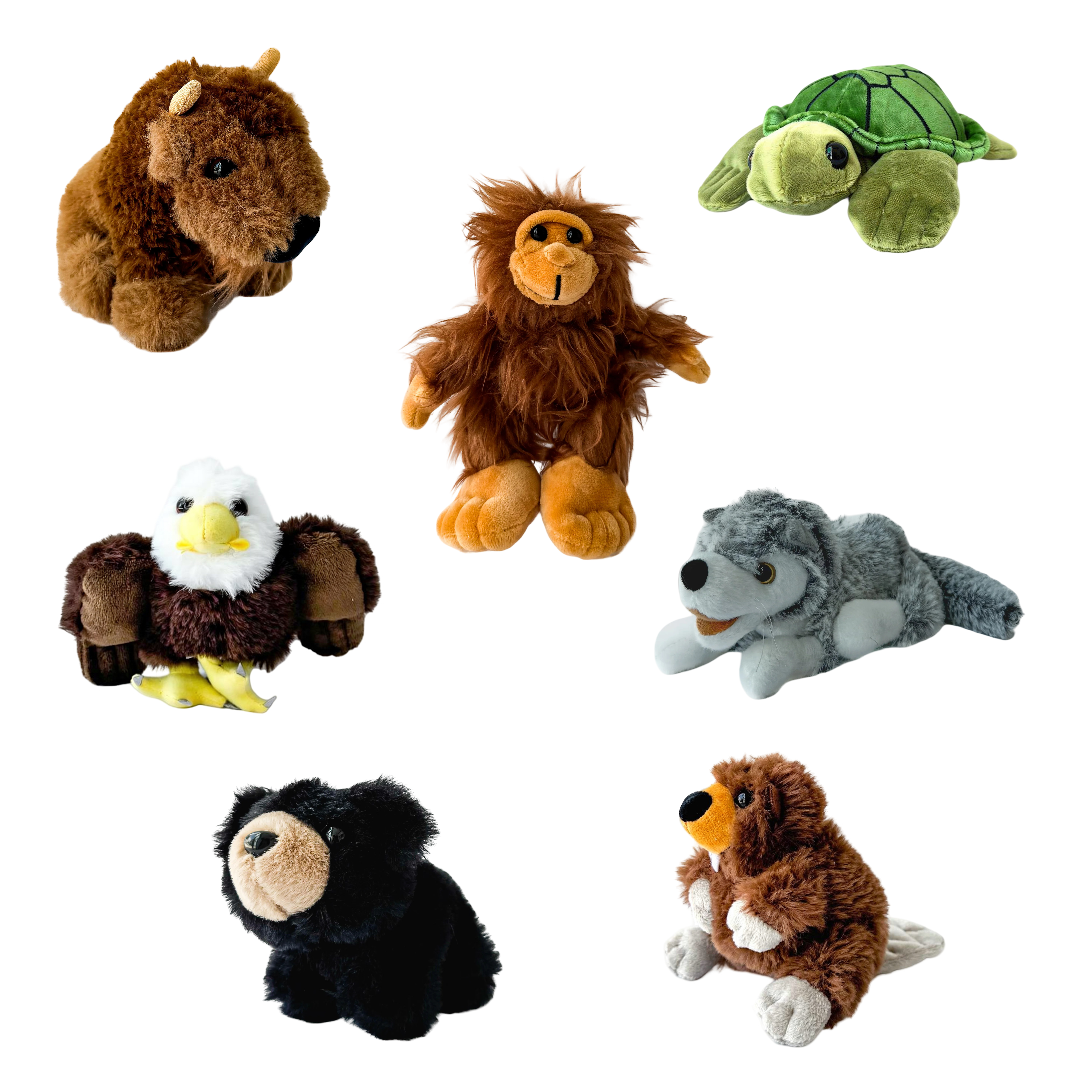 Seven Teaching Puppet Set