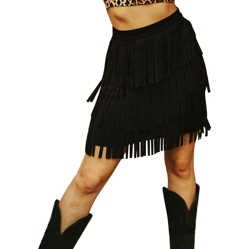 Fringe Tier Skirt (Clearance)