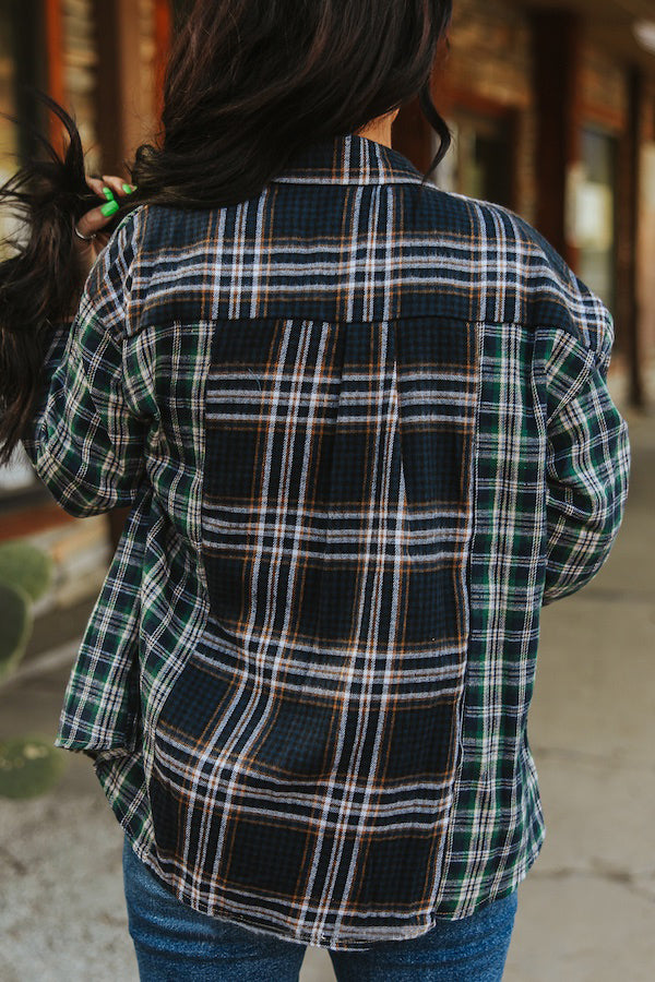 Women's Button Down Flannel Shirt