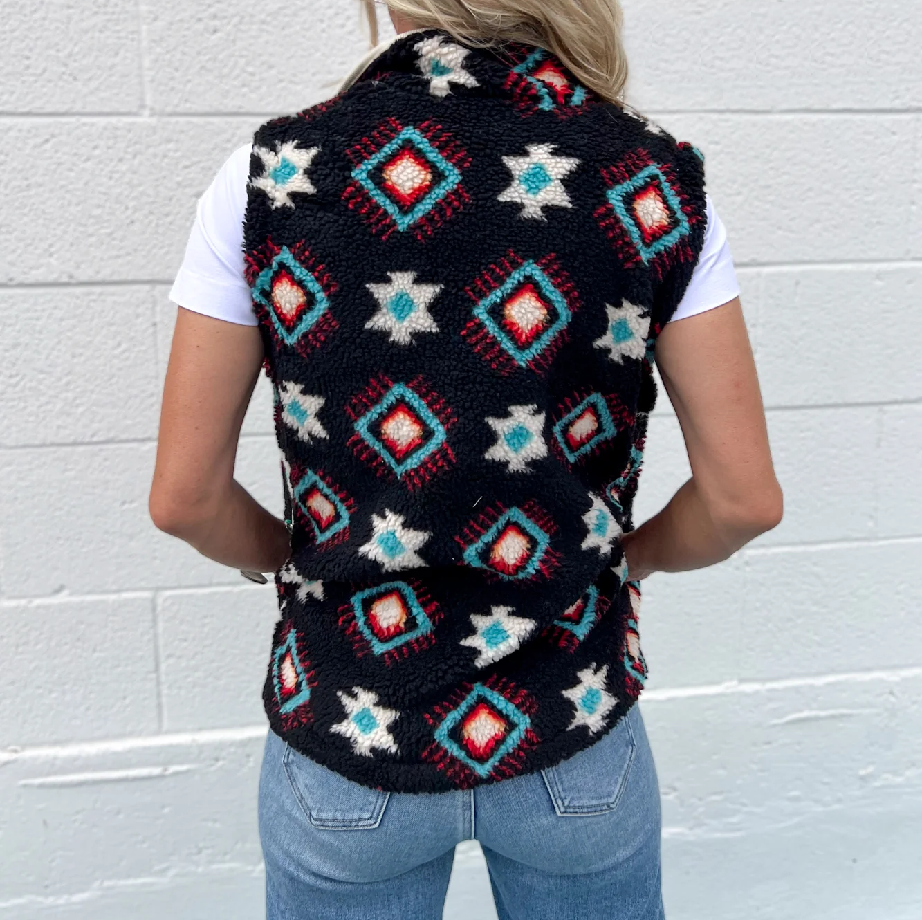 Vail Aztec Sherpa Vest (Clearance)