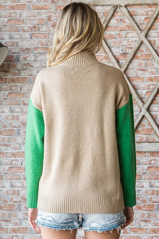 Women's Colorblock Cozy Sweater