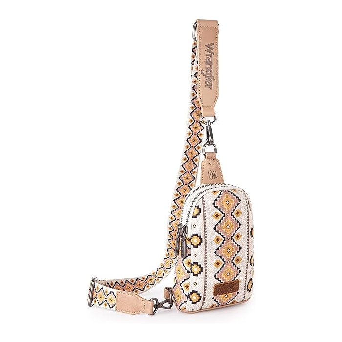 Aztec Print Crossbody Sling Chest Bag (Clearance)