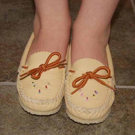 Children's Beaded Moccasins Shoes