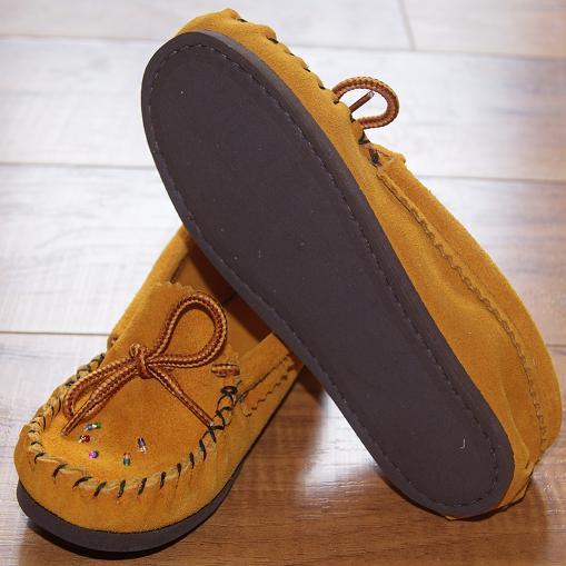Children's Beaded Moccasins Shoes