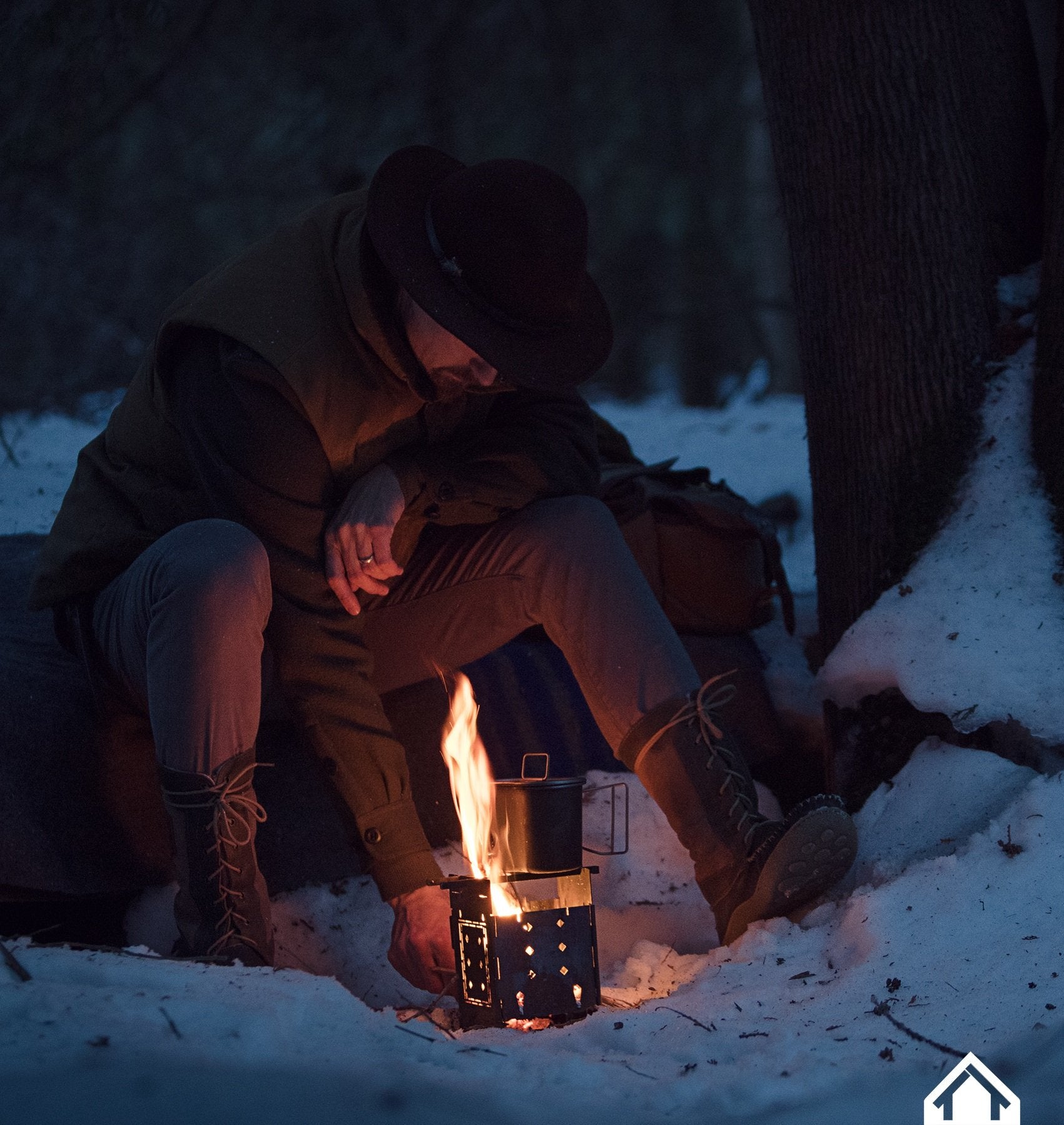 Men's 12" Sheepskin Snowshoe Boots