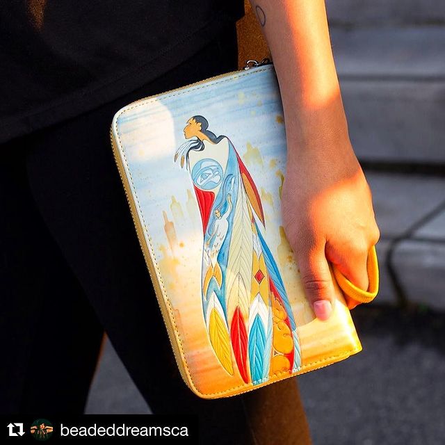 Native American Art Travel Wallet