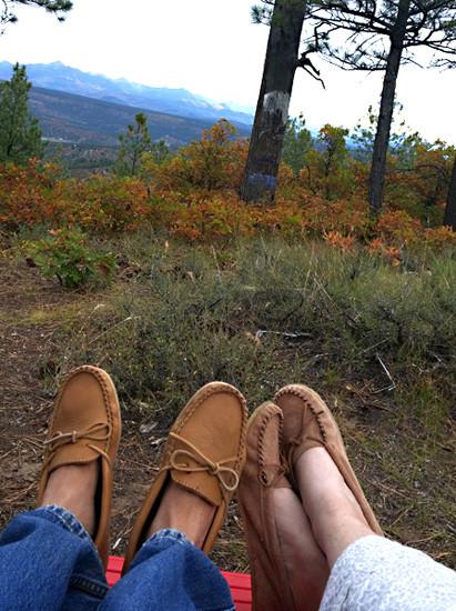 Men's Cork Moose Hide Leather Moccasin Shoes