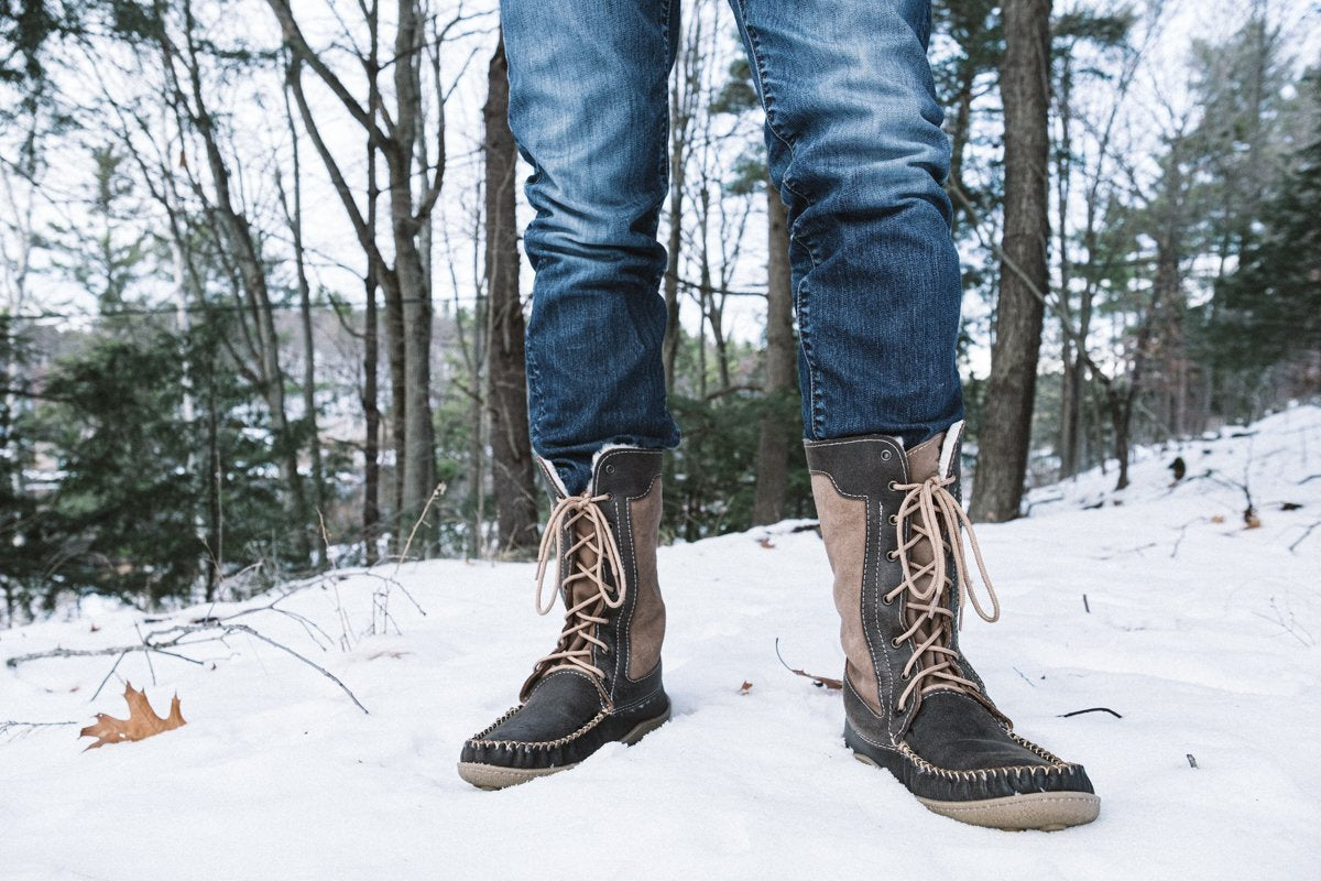 Men's 12" Sheepskin Snowshoe Boots