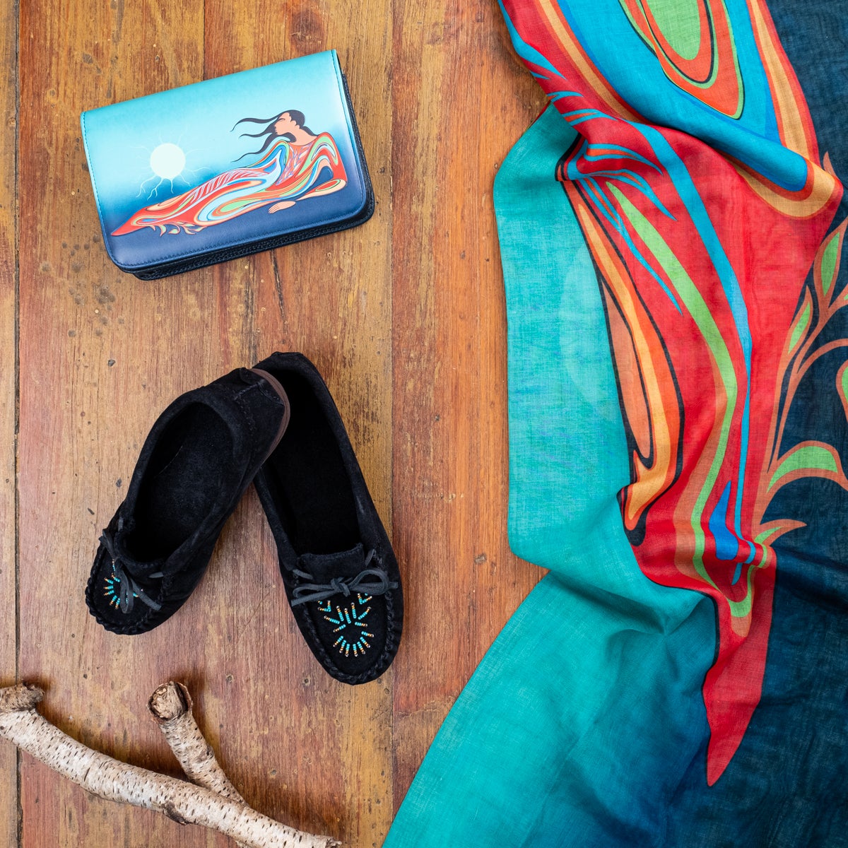 Indigenous Art Eco-Scarf