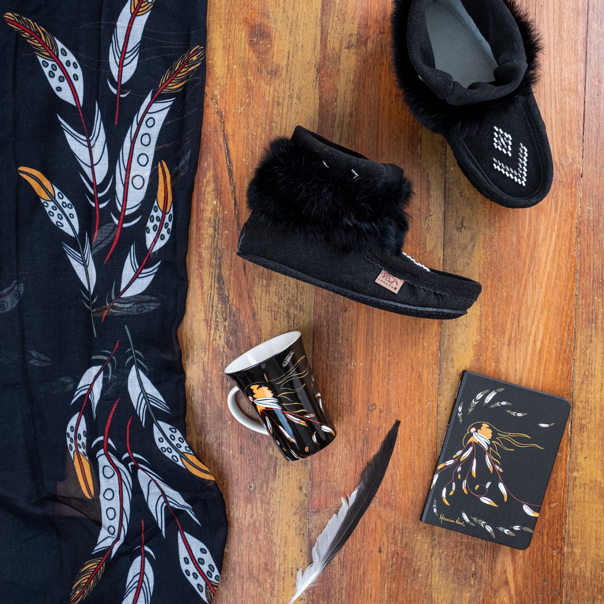 Indigenous Art Eco-Scarf