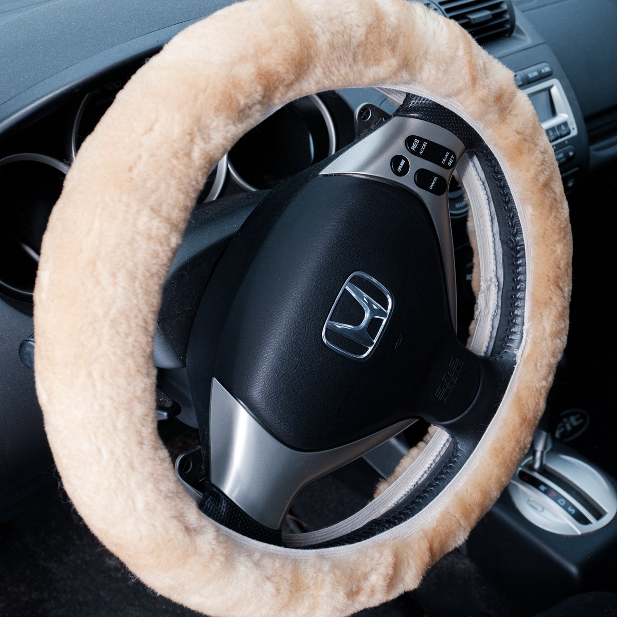 Sheepskin Steering Wheel Cover