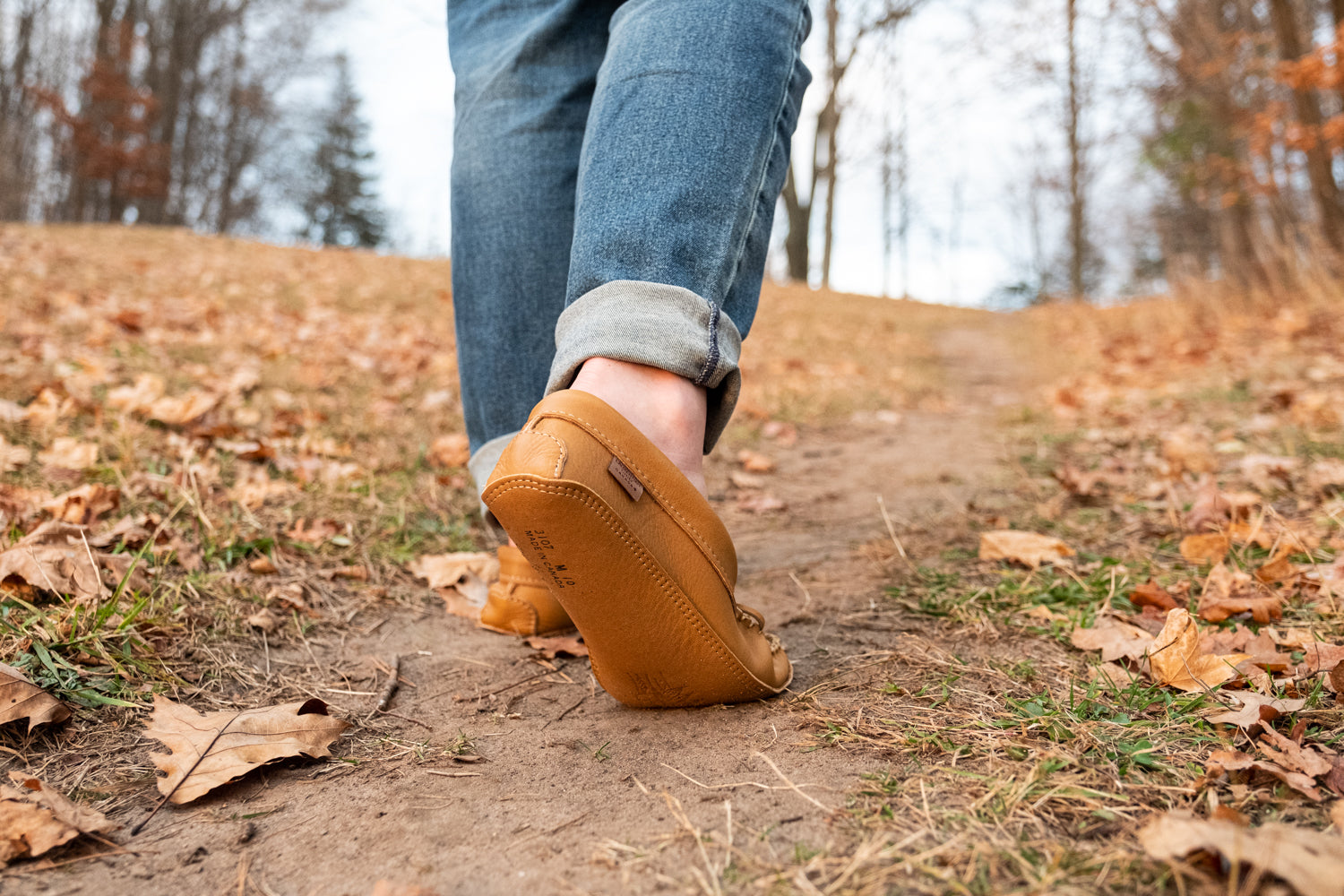 Men's Earthing Moosehide Leather Moccasins