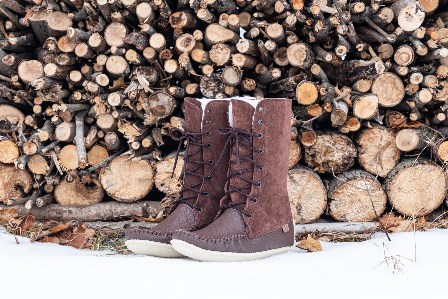 Men's 13" Sheepskin Snowshoe Mukluks