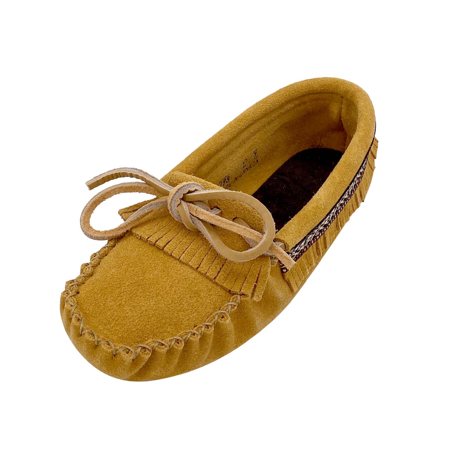 Women's Suede Fringed Moccasins