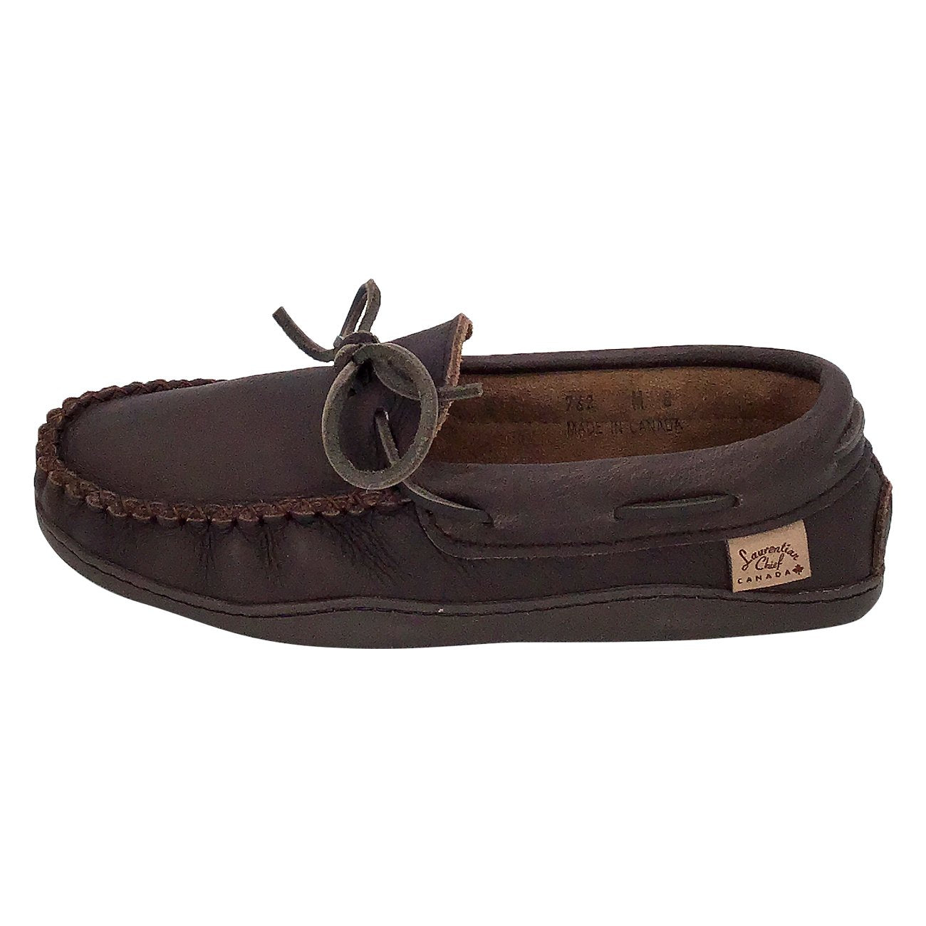 Men's Earthing Moccasin Shoes with Copper Rivet Rubber Sole
