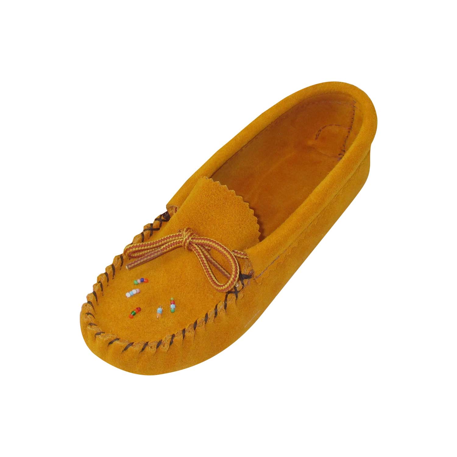 Baby, Child and Youth Suede Beaded Moccasins