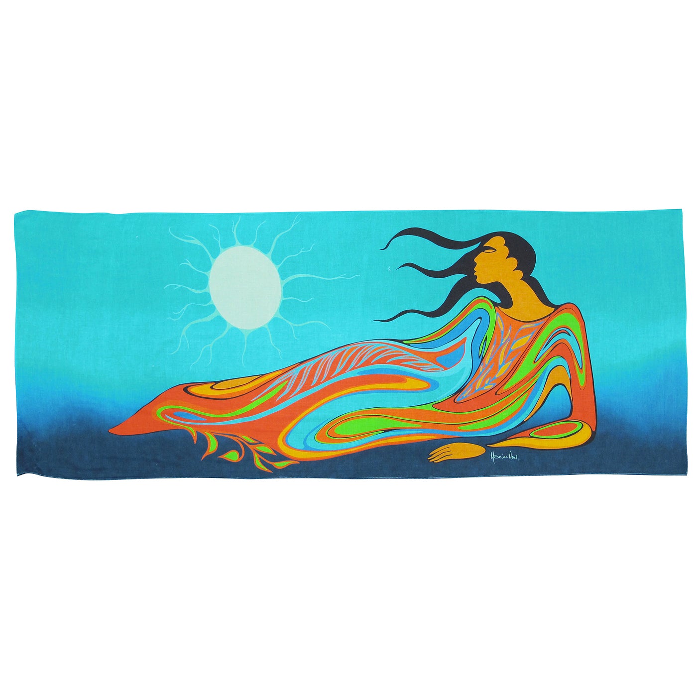 Indigenous Art Eco-Scarf