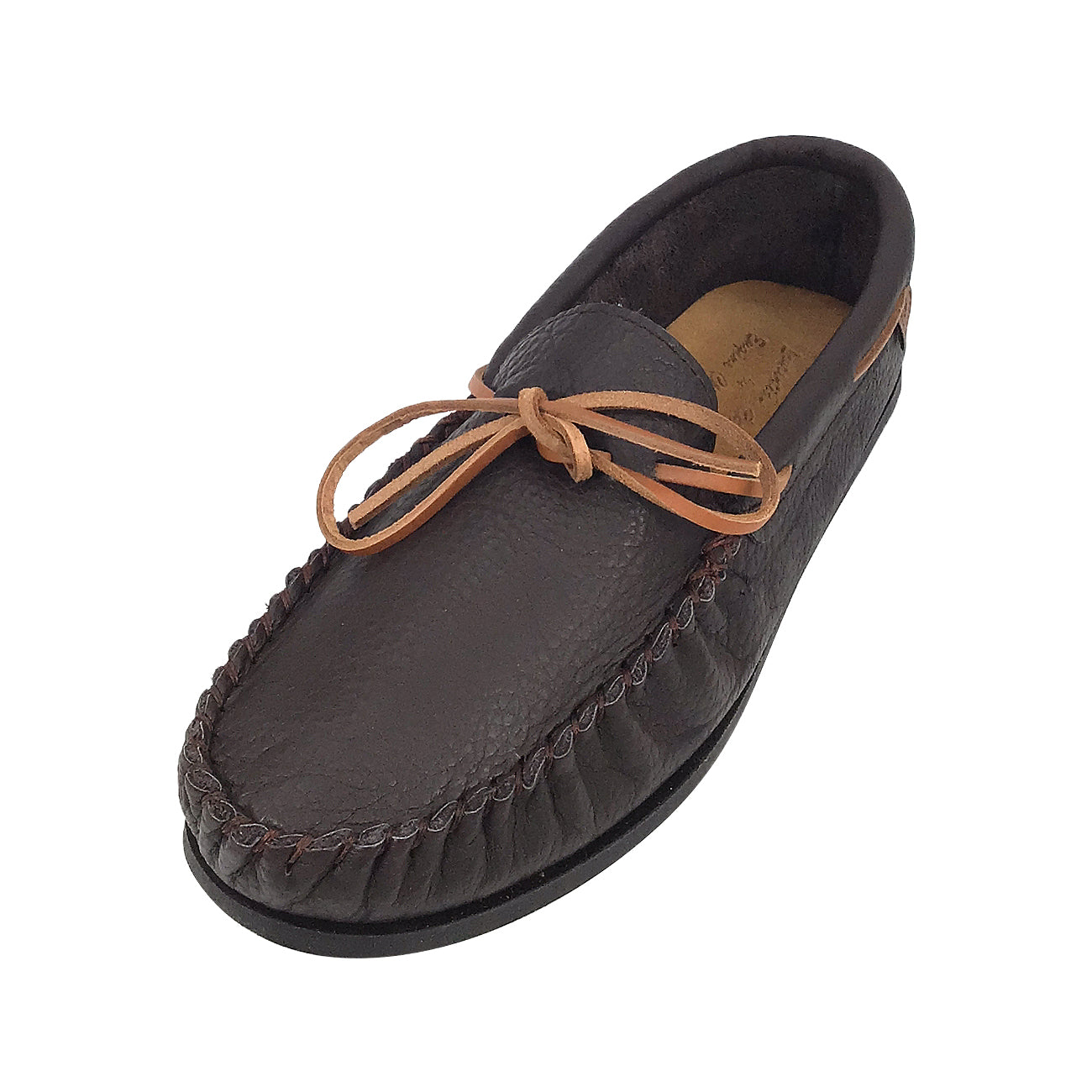 Men's Buffalo Hide Leather Moccasin Shoes