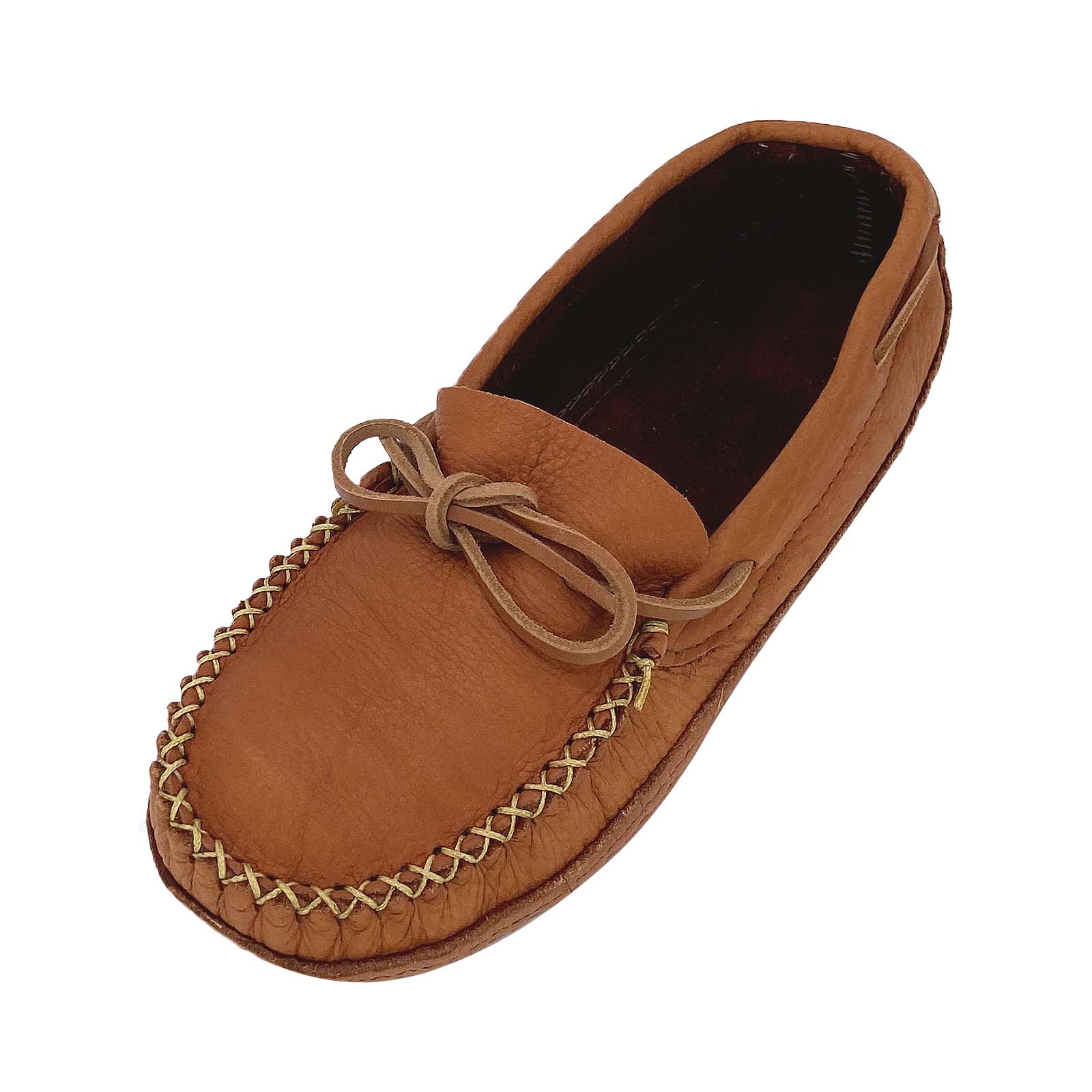 Men's Wide Buffalo Leather Moccasins