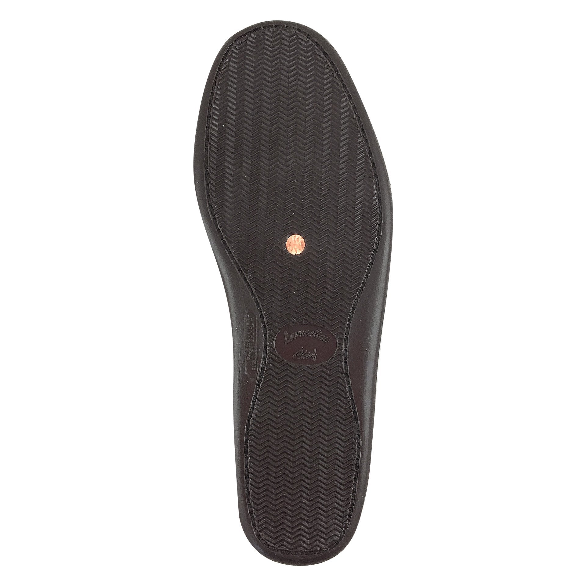 Men's Earthing Moccasin Shoes with Copper Rivet Rubber Sole