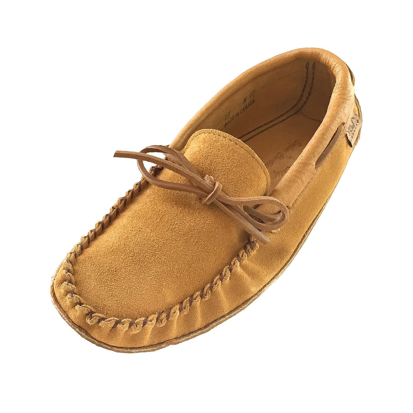 Men's Handmade Genuine Leather Suede Soft Sole Moccasin Slippers