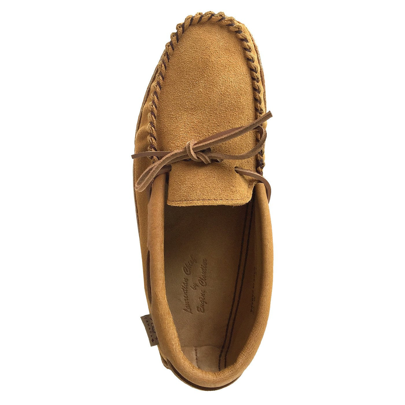 Men's Suede Leather Trim Moccasins