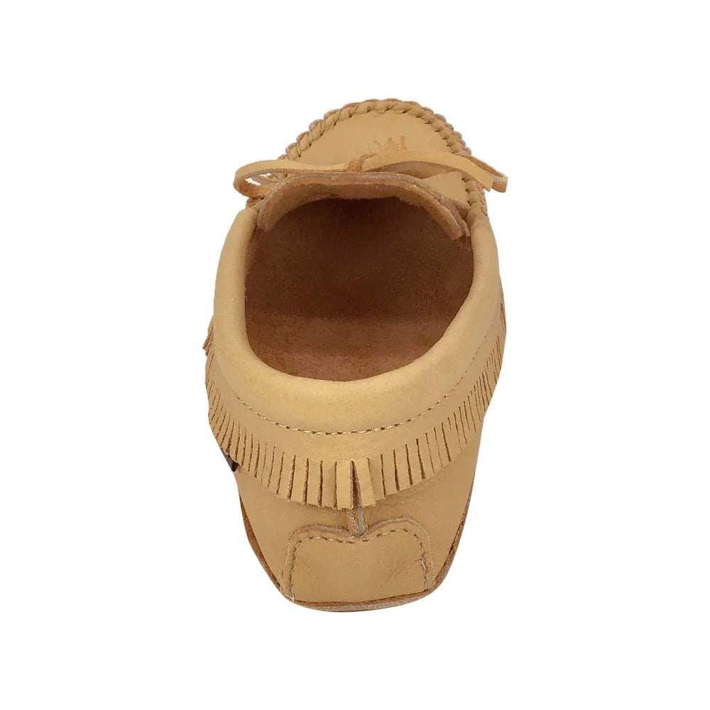 Men's Earthing Moccasins Fringed Leather