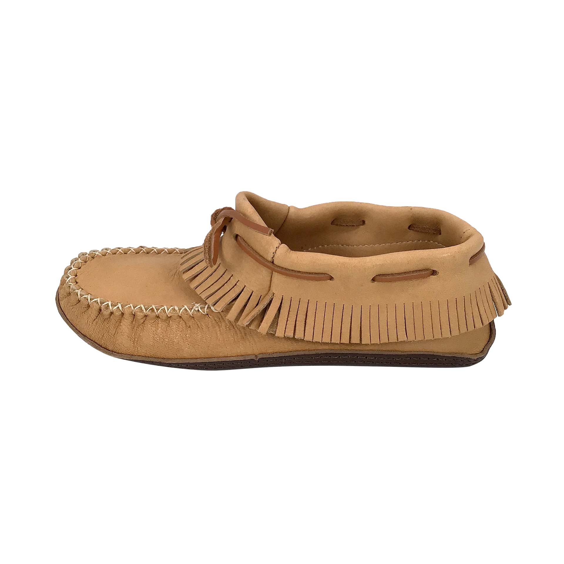 Men's Earthing Moccasins Fringed Ankle