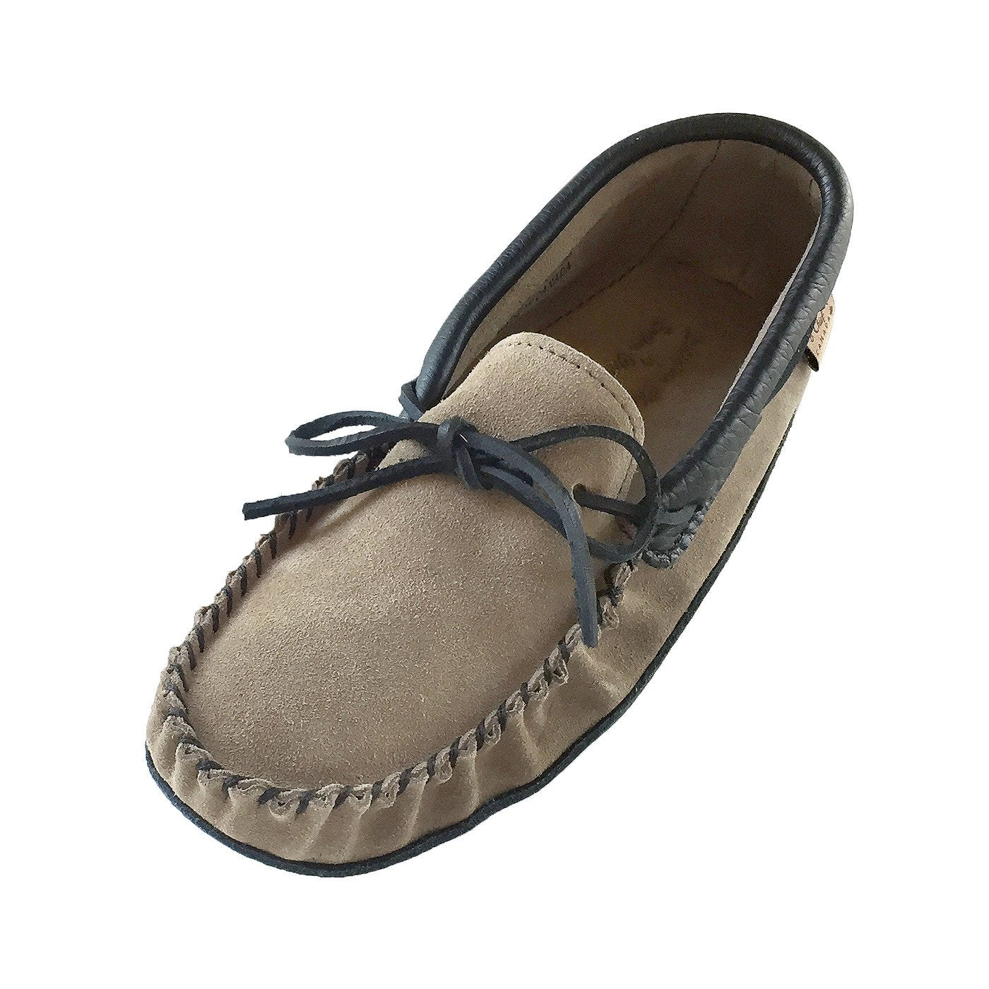 Men's Suede Leather Trim Moccasins